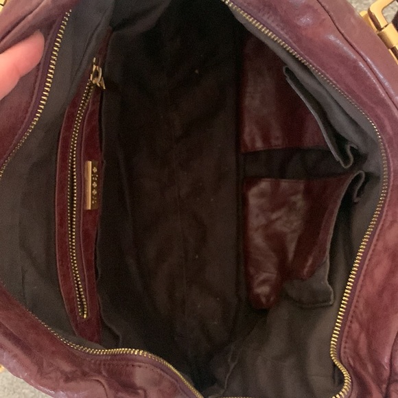 Treesje Leather Handbag with Gold Hardware - Picture 4 of 6